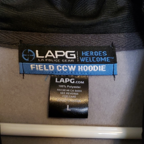 LA Police Gear Field CCW Hoodie- NWT - Picture 5 of 8